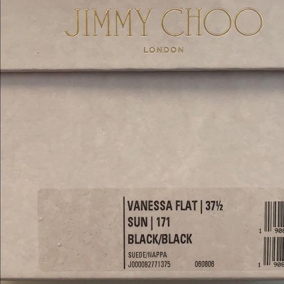 Jimmy Choo Vanessa Flats Black - Picture 2 of 2